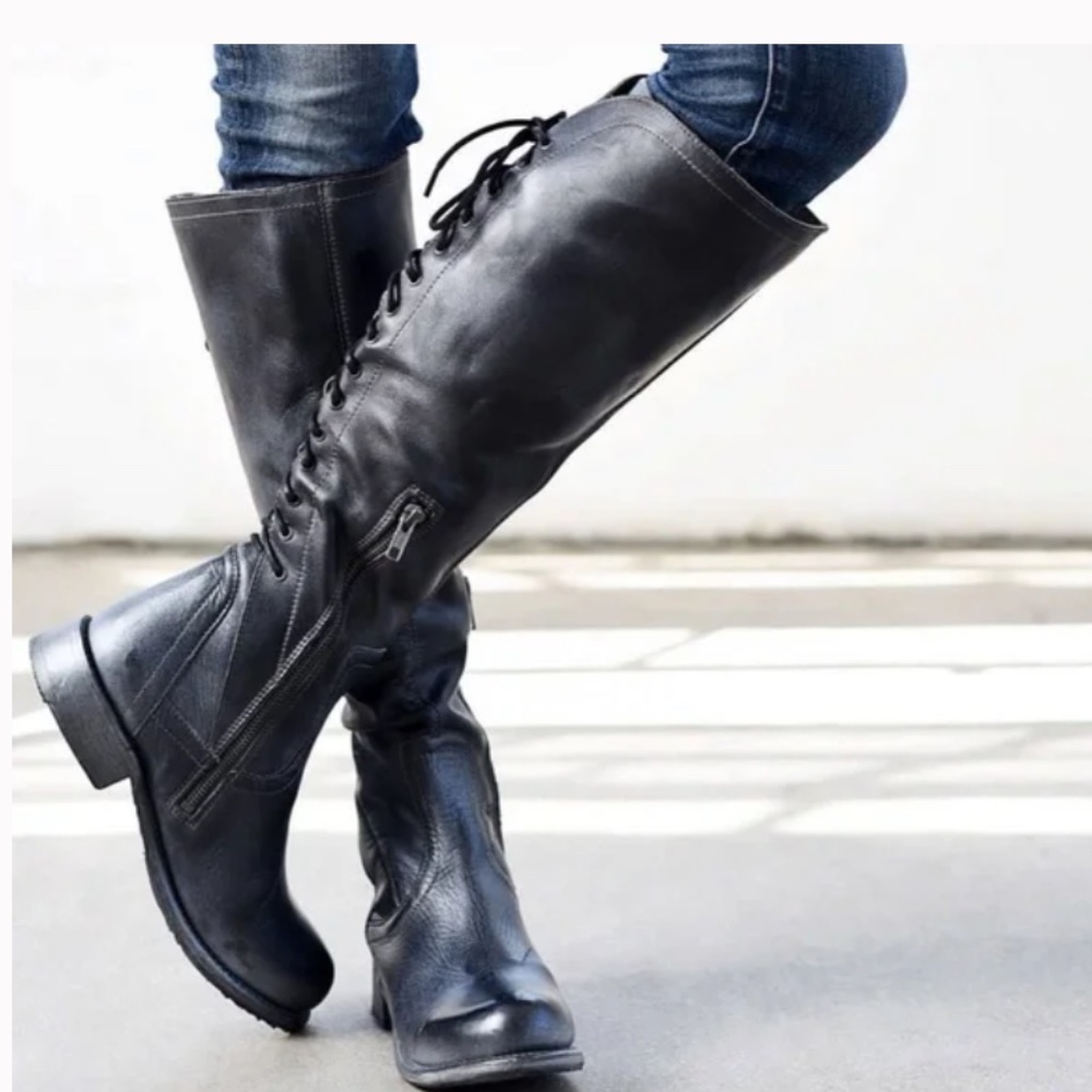 Bed Stu Surrey Tall Corset Boots